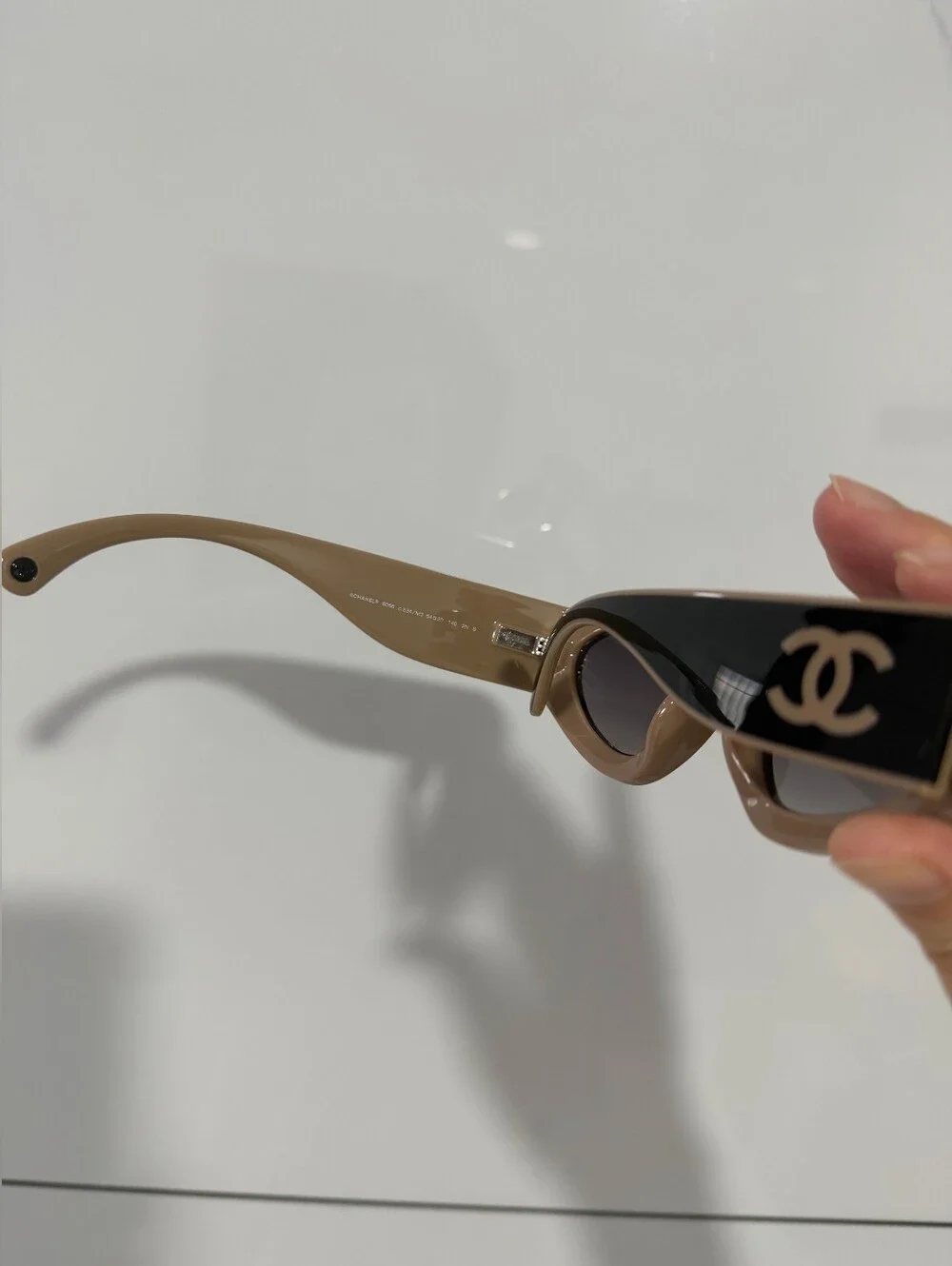 Chanel Cat-Eye Sunglasses with CC Emblem